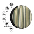 thumbnail image 4 of Goofa Colourful stripes Pattern Universal Tire Cover for Jeep, SUV, Truck, and Trailer – Waterproof, UV-Resistant,Easy to Install, Fits 14"-17" Tires-16 inch, 4 of 6