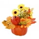 thumbnail image 3 of Flor de calabaza artificial BLESIY Decoración de cosecha de otoño centro de mesa de calabaza de otoño, 3 of 8