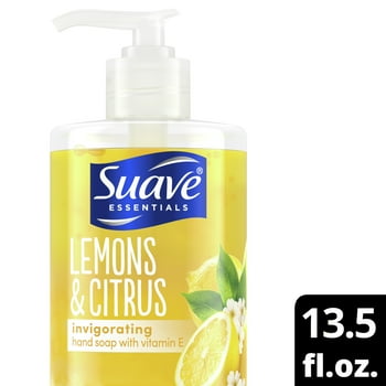 Suave Essentials Lemon & Citrus Invigorating Hand Soap With  E 13.5 fl oz