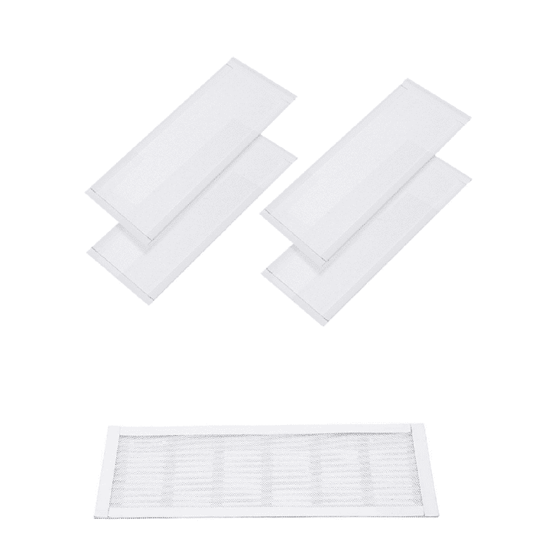 Floor Vent Covers 4x10, Air Vent Screen Cover Magnetic Vent Covers for  Ceiling Easy Install PVC Register Vent Covers for Home Ceiling/Wall/Floor  Air Vent Filters (Black, 2 Pack, 4 x 10 Inch)