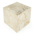 thumbnail image 1 of Victorian Hair on Hide with Gold Spots Ottoman, 1 of 7