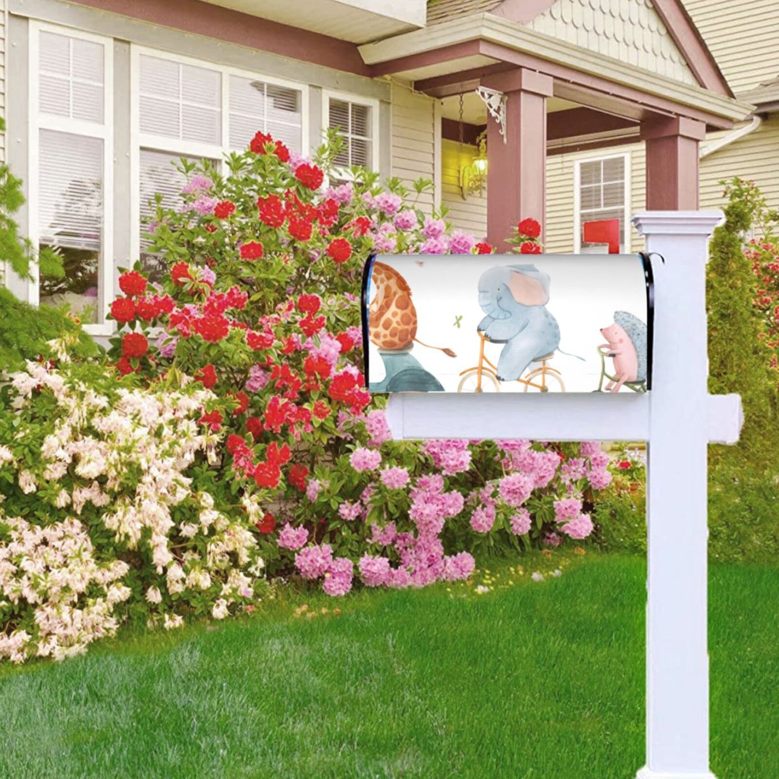 Kdxio Magnetic Mailbox Cover 21x18 in Mailbox Cover Outdoor Decoration Holiday Mailbox Covers for Home Garden Yard-21x18 in