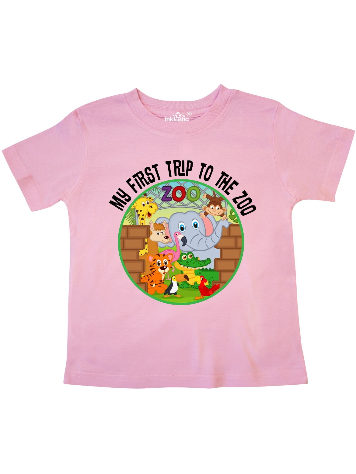 Inktastic First Trip to the Zoo Toddler Short Sleeve TShirt Unisex