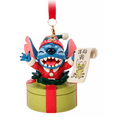 thumbnail image 2 of Disney Parks Stitch Holiday Sketchbook Ornament, Lilo & Stitch New with Tag, 2 of 2