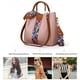 thumbnail image 4 of Qarigey Bolsos elegantes de cuero para cada ocasión Bolso de mensajero funcional y de moda Bolso de hombro Bolsas de mensajero y de hombro rojo, 4 of 6