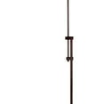 thumbnail image 2 of Benjara 3 Way Metal Floor Lamp with and Adjustable Height Mechanism, Brown, 2 of 5