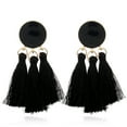 thumbnail image 1 of Boucles d'Oreilles pour Femmes Style Boho à Pampilles Charmantes Bijoux, 1 of 6