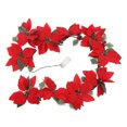 thumbnail image 2 of Flower String Light, 10 LEDs Warm Ambience Lifelike Battery Powered Christmas Lamp String Energy Saving  for Fireplace for Tent, 2 of 8