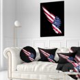 thumbnail image 1 of Design Art - Wing with American Flag, 1 of 4