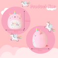 thumbnail image 3 of Peluche SQEQE con forma de unicornio y gato, 25 cm, regalo de cumpleaños, 3 of 6