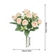 thumbnail image 2 of Ramo de 2 Rosas Artificiales para Decorar Centros de Mesa de Boda, Arreglos Florales, Decoración de Eventos y Fiestas., 2 of 5