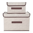 thumbnail image 1 of Foldable Storage Boxes With Lids  Fabric  Washable  Crate Storage With Lids, 1 of 7