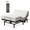Basic Adjustable Bed Base+8" White Mattress, variant on Adjustable Bed Frame Twin XL Electric Bed Base with Head & Foot Incline, Under Bed Light, Adjustable Legs, Zero Gravity, 4 USB Ports , Wireless Remote, Easy Assembly
