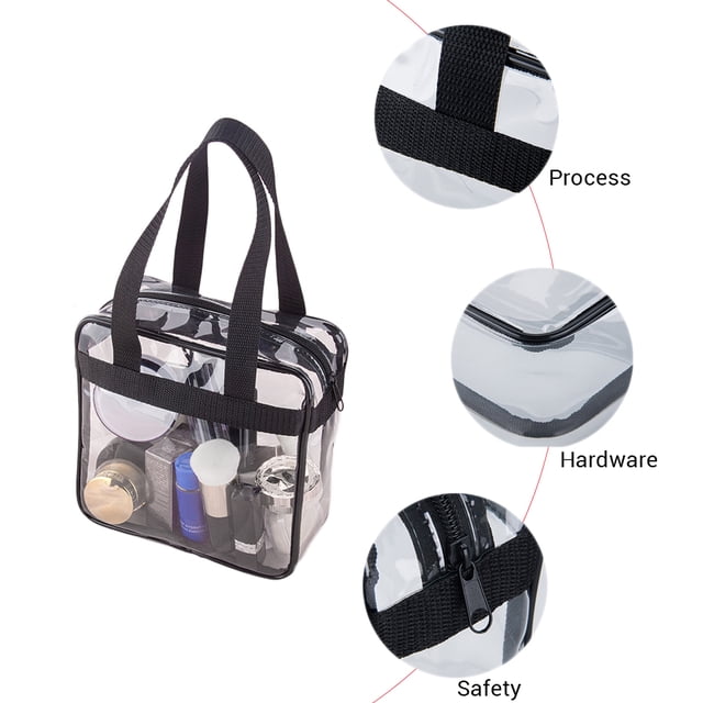 Bolsas de cosméticos transparentes de PVC bolsa organizadora de maquillaje de gran capacidad para mujer BuyWeek