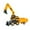 A, variant on WITYUKE Inertia Powered Children's Excavator Toy, Yellow Construction Bulldozer Vehicle, Multi Joint Action Play Set, Plastic Material for Boys Age 4 6 Indoor Play, Educational Sand Digging Machine