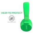 thumbnail image 2 of Puro Sound Labs PuroBasic Auriculares con cable con limitación de volumen para niños, diadema plegable y ajustable con micrófono, compatibles con teléfonos inteligentes, tabletas y PC, color verde, 2 of 5
