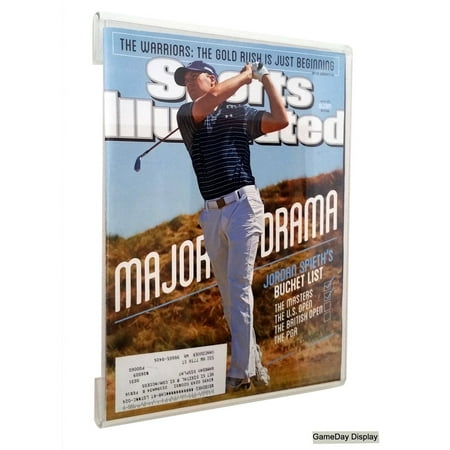 1980 Sports Illustrated Magazine - Acrylic Wall Mount Frameless Sports Illustrated Magazine Display for Issues July 1994 and Newer by GameDay Display