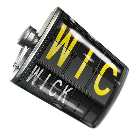 

NEONBLOND Flask WIC Airport Code for Wick