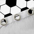thumbnail image 4 of Castle Fairy Female Men Soccer Game Curtains Pack of 2 (42x84 Each),Sport Gamer Football Curtains Blackout,Geometric Honeycomb Hexagon Bedroom Curtains,Lightweight Room Decor, 4 of 6