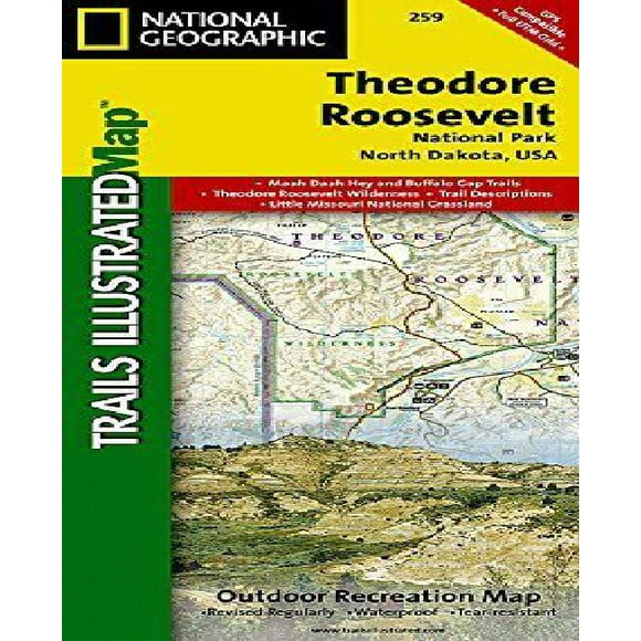 Theodore Roosevelt National Park / Maah Daah Hey Trail: Trails Illustrated - National Park Maps