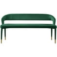 thumbnail image 4 of Meridian Furniture Destiny Green Velvet Bench, 4 of 14