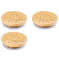 thumbnail image 1 of 3 Pack Oui Yogurt Jar Lids Set  Bamboo Wood Lids that Fit Oui Yogurt Jars With Flower Pattern for Perfect Sealing, 1 of 7