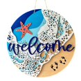 thumbnail image 1 of Welcome Pendant Handmade Ocean Series Decorate Fade-resistant Welcome Sign Door Hanging Pendant Home Decor, 1 of 10