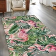 thumbnail image 2 of Pink Flamingo Area Rugs 3x5 ft Country Tropical Animal Green Monstera Leaf Plant Farm Washable Rug Non Slip Indoor Carpet Absorbent Floor Mat for Living Room Bedroom Dining Room, 2 of 9