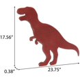 thumbnail image 2 of Red Tyrannosaurus Rex Wood Wall Decoration Home Decor Kids Room Playroom, 2 of 3