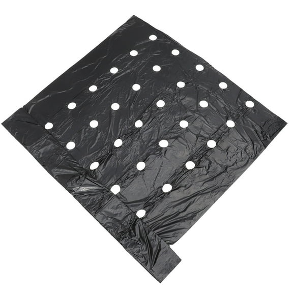 OUNONA Perforated Mulching Film 1Pcs Black Plastic Crop Film For Farmers