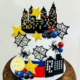 thumbnail image 3 of Tema de superhéroes Cake Topper Roaring Good Time Spider, 3 of 9