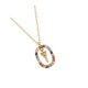 thumbnail image 2 of Qarigey Collar inicial Carta Gargantilla de mujer Cadena Unisex Colgante Alfabeto Colorido Joyería personalizada Amistad Novia Ropa, zapatos y accesorios Miscelánea Y letra Qarigey AP010076-04, 2 of 6