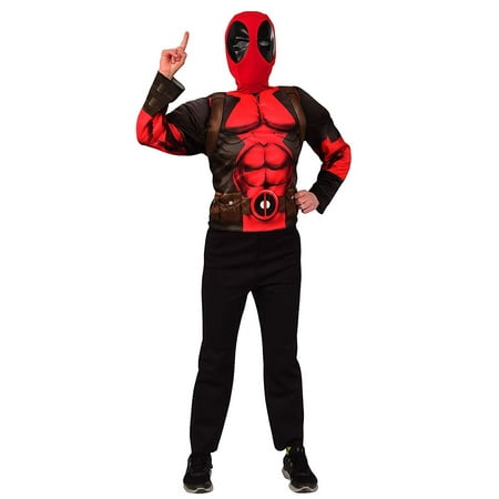 Deluxe Witch Mask - Child Deadpool Mask & Top Costume Deluxe Set