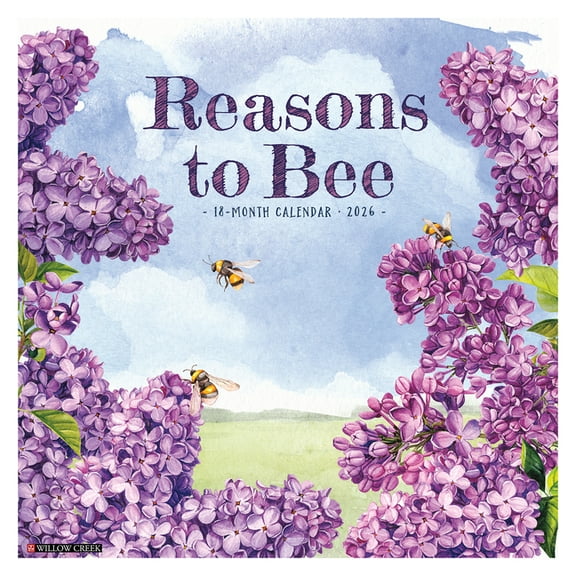 Reasons to Bee 2026 Wall Calendar, (Paperback)