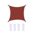 thumbnail image 1 of Riwesomey Cortina de tela con protección solar, alta tasa de protección solar, múltiples opciones de color que brindan privacidad y sol Jardín y Patio 2*2m rojo óxido, 1 of 6