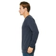 thumbnail image 3 of Bella Canvas mens 3901, M, Heather Navy, 3 of 3
