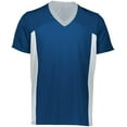 thumbnail image 4 of ASI 264.169.L Maillot de Football Réversible Adulte Drapeau, Argent & Marine - Large, 4 of 7