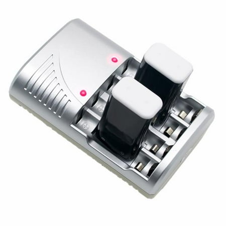 

Muti PP3 and Sizes US AAA AA Plug for Intelligent Charger 9V Battery Flashlight Flashlight Grey