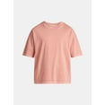 thumbnail image 4 of No Boundaries Cotton Oversized Cropped Tee, Men's & Big Men's, 4 of 5
