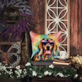 thumbnail image 3 of Doberman Pinscher Hippie Dawg Throw Pillow, 3 of 6