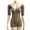 Black, variant on Women Summer Beach Cover-up Hollow Out Long Sleeves Slim Fit Low-cut V Neck Backless See-through Bikini Beach Mini Dress Beach Mock