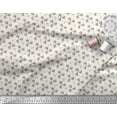 thumbnail image 1 of Soimoi Poly Georgette Fabric Leaves & Floral Hand Drawn Print Fabric by the Yard 52 Inch Wide, 1 of 2
