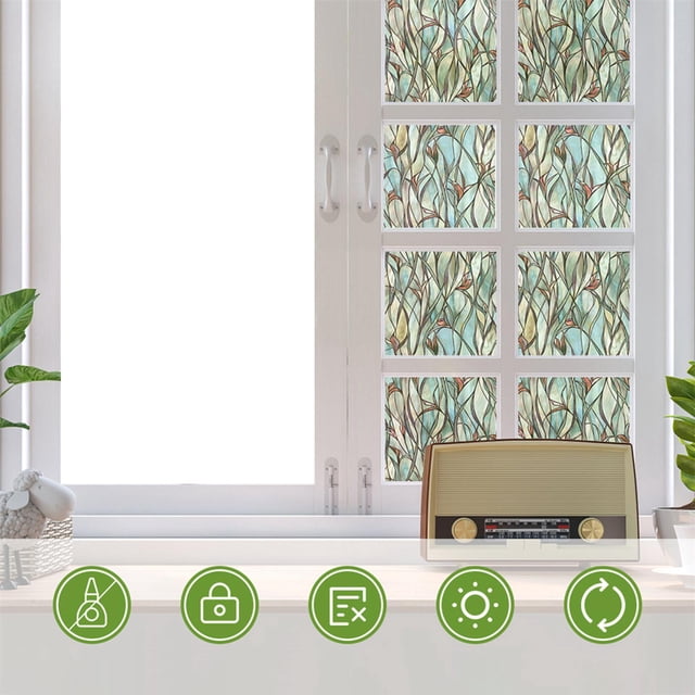 Película de privacidad de la ventana perfecl Adhesivos de Ventana 3D