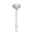 thumbnail image 4 of Rosec Jewels 2 Carat Lab Grown Pink Diamond Engagement Ring (IGI Certified) - VS1 Grade, 925 Sterling Silver, US 4.00, 4 of 9