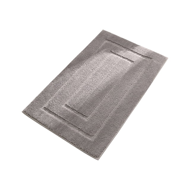 Alfombra con lazo de microfibra copetuda,alfombrilla absorbente gruesa para baño,puerta de baño,pies antideslizantes,alfombrilla para el suelo