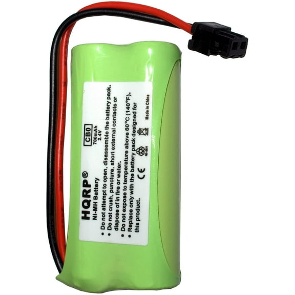 HQRP Phone Battery for Uniden DECT2060, D1660, D1660-2, D1660-3, D1680, DCX160, D1685, DECT 2060, DECT2060-2 Cordless Telephone