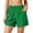 Green, variant on Yievot Women's Cotton Shorts Elastic Waist Loose Fit Summer Beach Vacation Casual Shorts