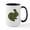 White/Black Inside, variant on CafePress - Camouflage Easter Bunny Mugs - 15 oz Ceramic Large White Novelty Mug