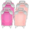 thumbnail image 2 of Caja de viaje de maquillaje portátil de 4pcs Capacitación de maquillaje con maleta de maquillaje pequeña para mujeres, 2 of 8