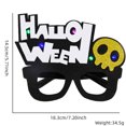 thumbnail image 2 of JOGZMZ Halloween LED Light Up Glasses for Adults & Kids - Funny Party Accessories with Pumpkin, Bat, Skull Designs - Purple Accents - 6.5x5.7 Inches, 2 of 5